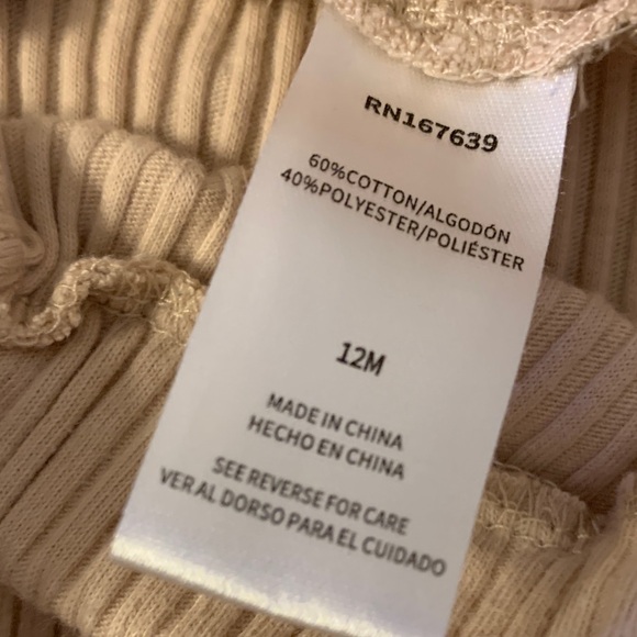 Nicole Miller baby Checkered Top and Ruffled Shorts Set 12 months - Picture 3 of 8